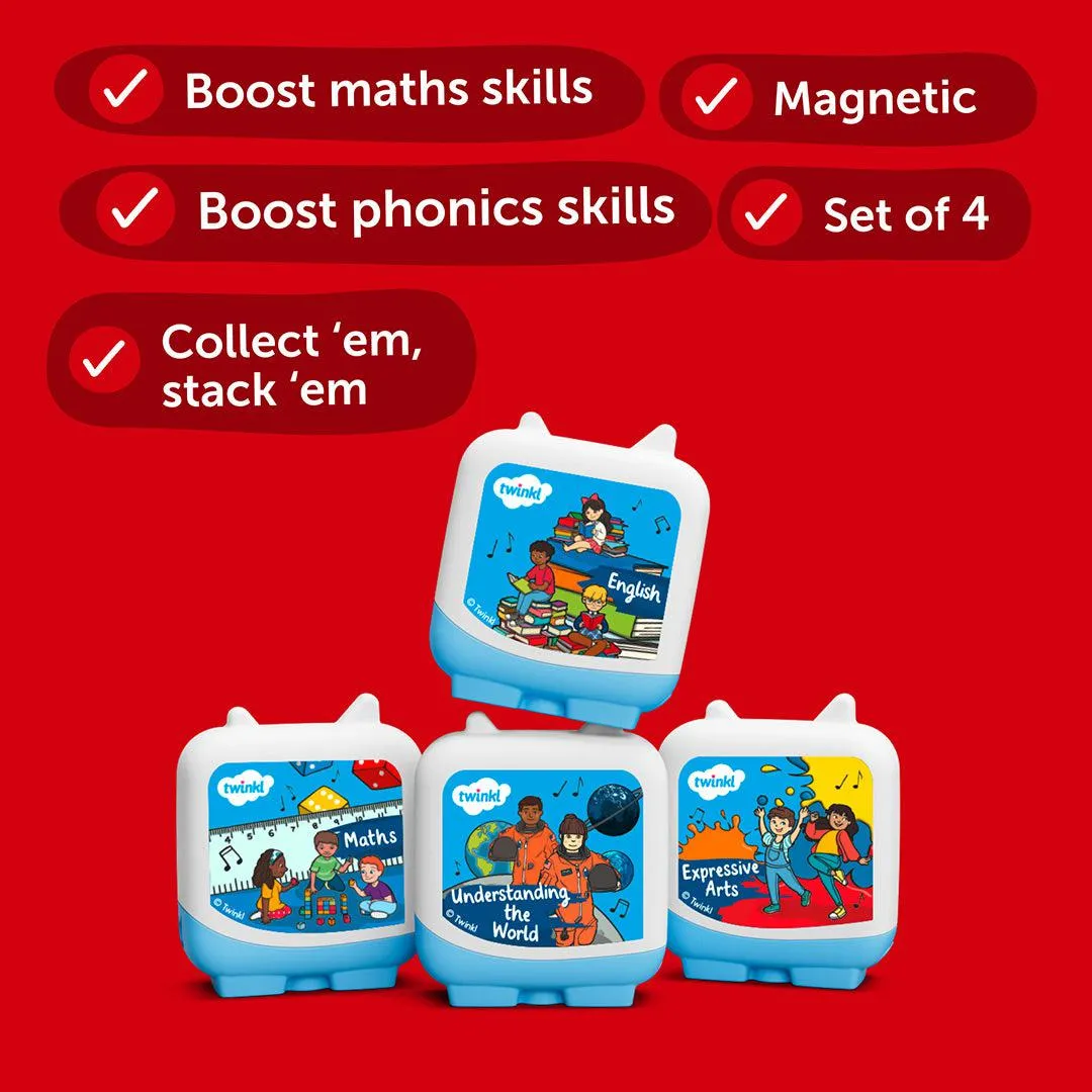 Tonies Learn With Twinkl - Clever Pocket Tonies - 4 Pack