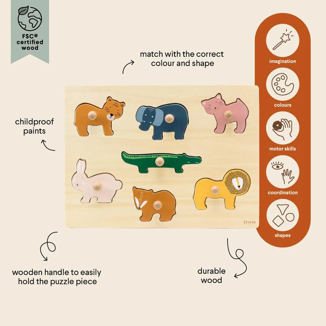 Trixie Wooden Animal Puzzle