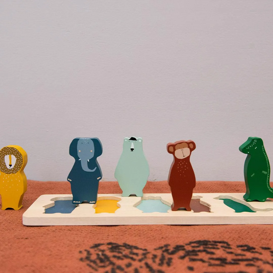 Trixie Wooden Shape Puzzle - Animals