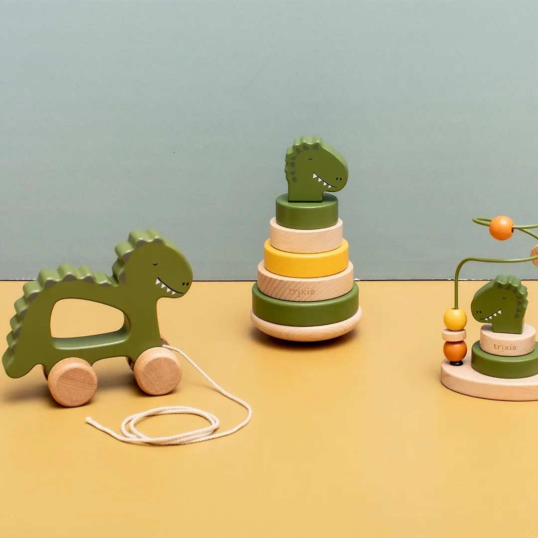Trixie Wooden Stacking Toy - Mr Dino