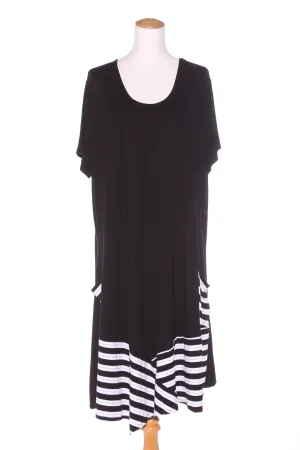TS - Stripe trim drape dress! 20
