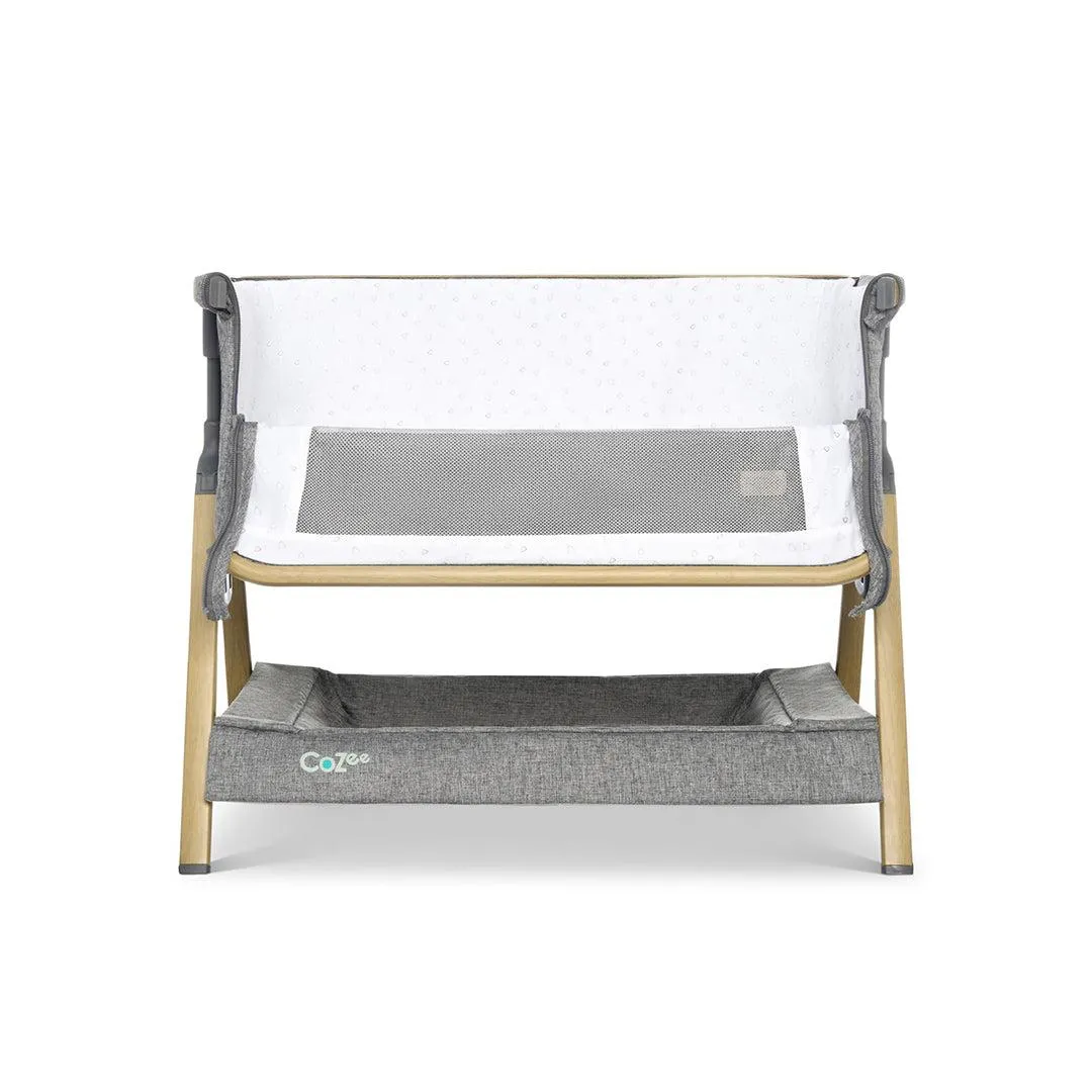Tutti Bambini Cozee Mini Me Play Crib - Oak/Charcoal