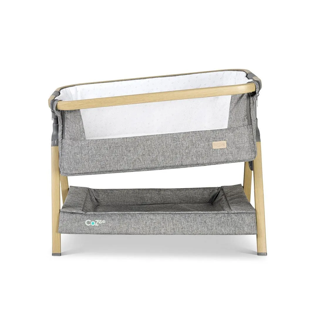 Tutti Bambini Cozee Mini Me Play Crib - Oak/Charcoal
