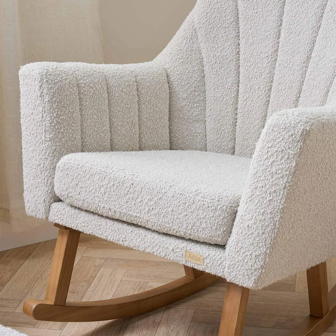 Tutti Bambini Jonah Luxe Feeding Chair & Foot Stool - Mushroom