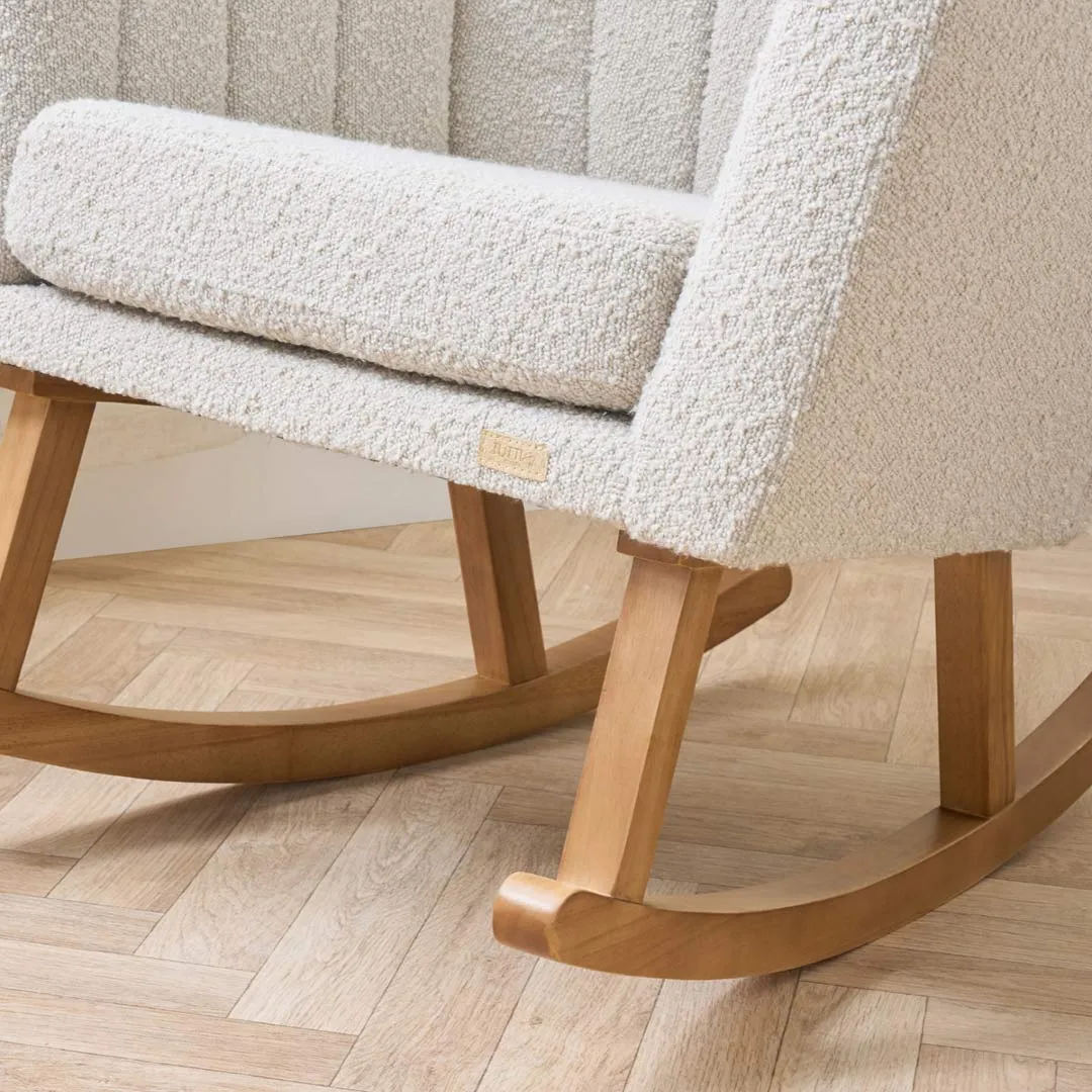 Tutti Bambini Jonah Luxe Feeding Chair & Foot Stool - Mushroom