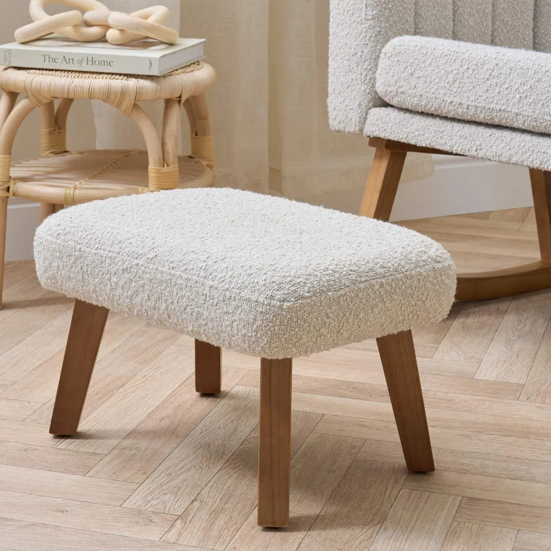 Tutti Bambini Jonah Luxe Feeding Chair & Foot Stool - Mushroom