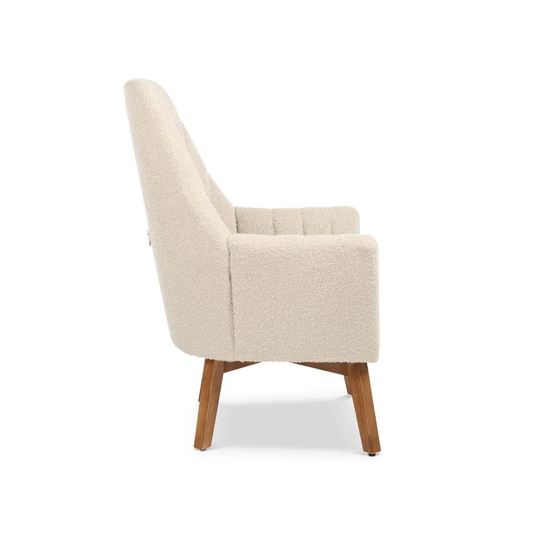 Tutti Bambini Jonah Luxe Feeding Chair & Foot Stool - Mushroom