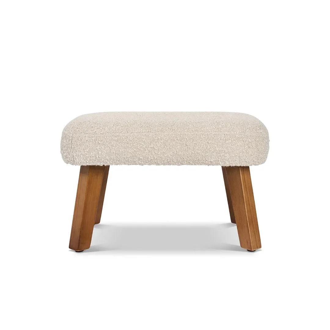 Tutti Bambini Jonah Luxe Feeding Chair & Foot Stool - Mushroom