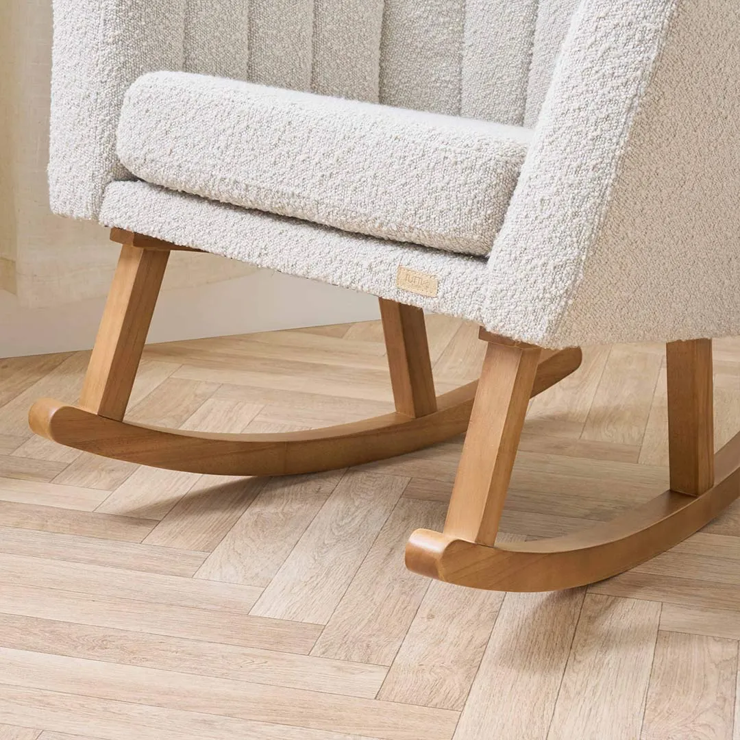 Tutti Bambini Jonah Luxe Feeding Chair & Foot Stool - Mushroom