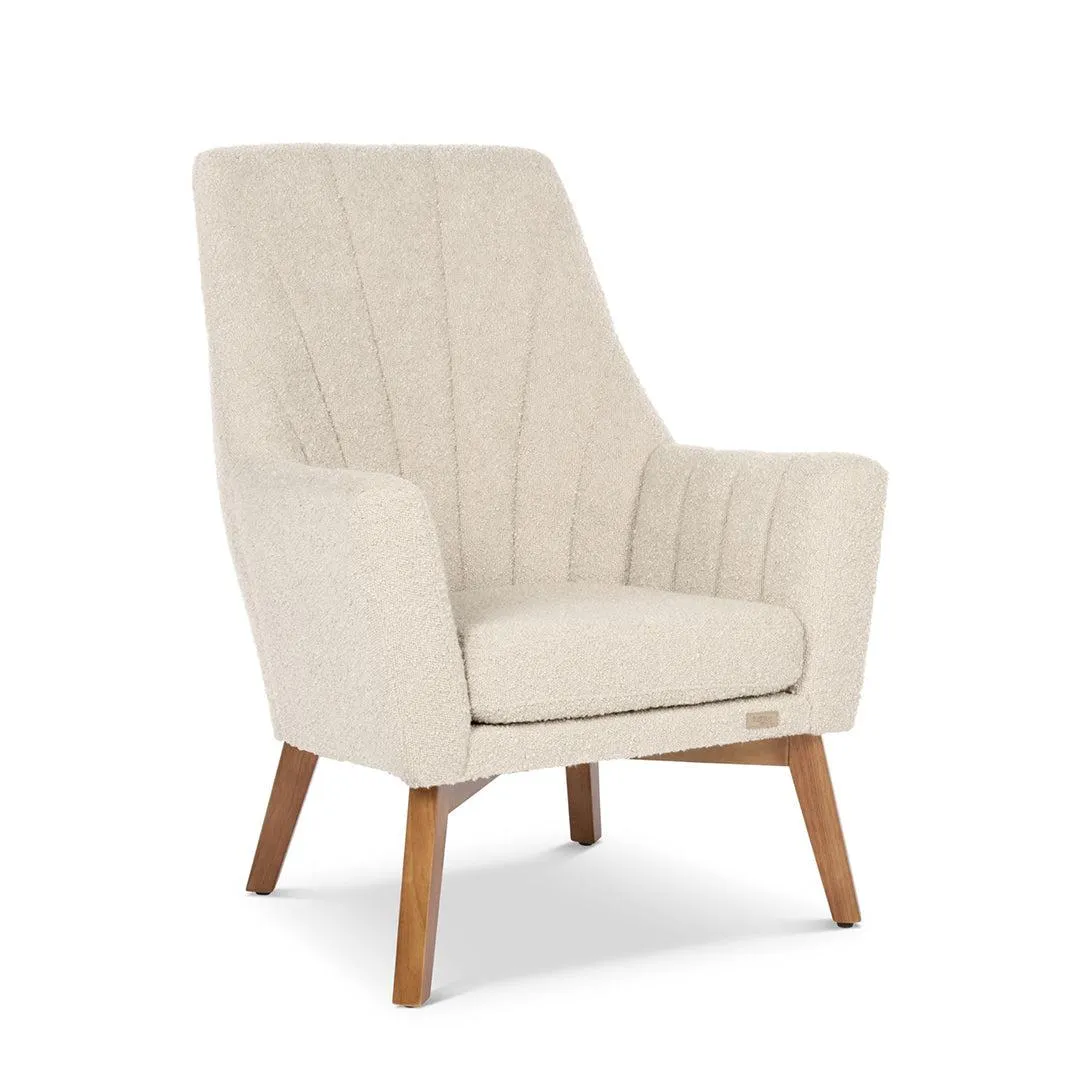 Tutti Bambini Jonah Luxe Feeding Chair & Foot Stool - Mushroom