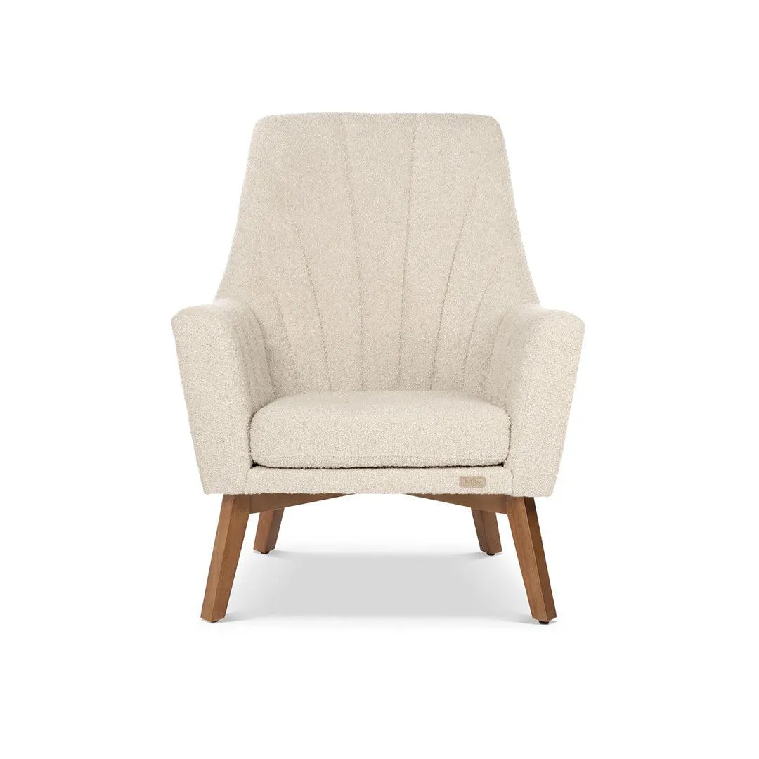 Tutti Bambini Jonah Luxe Feeding Chair & Foot Stool - Mushroom