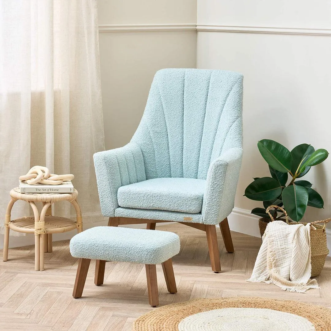 Tutti Bambini Jonah Luxe Feeding Chair - Ocean Stone