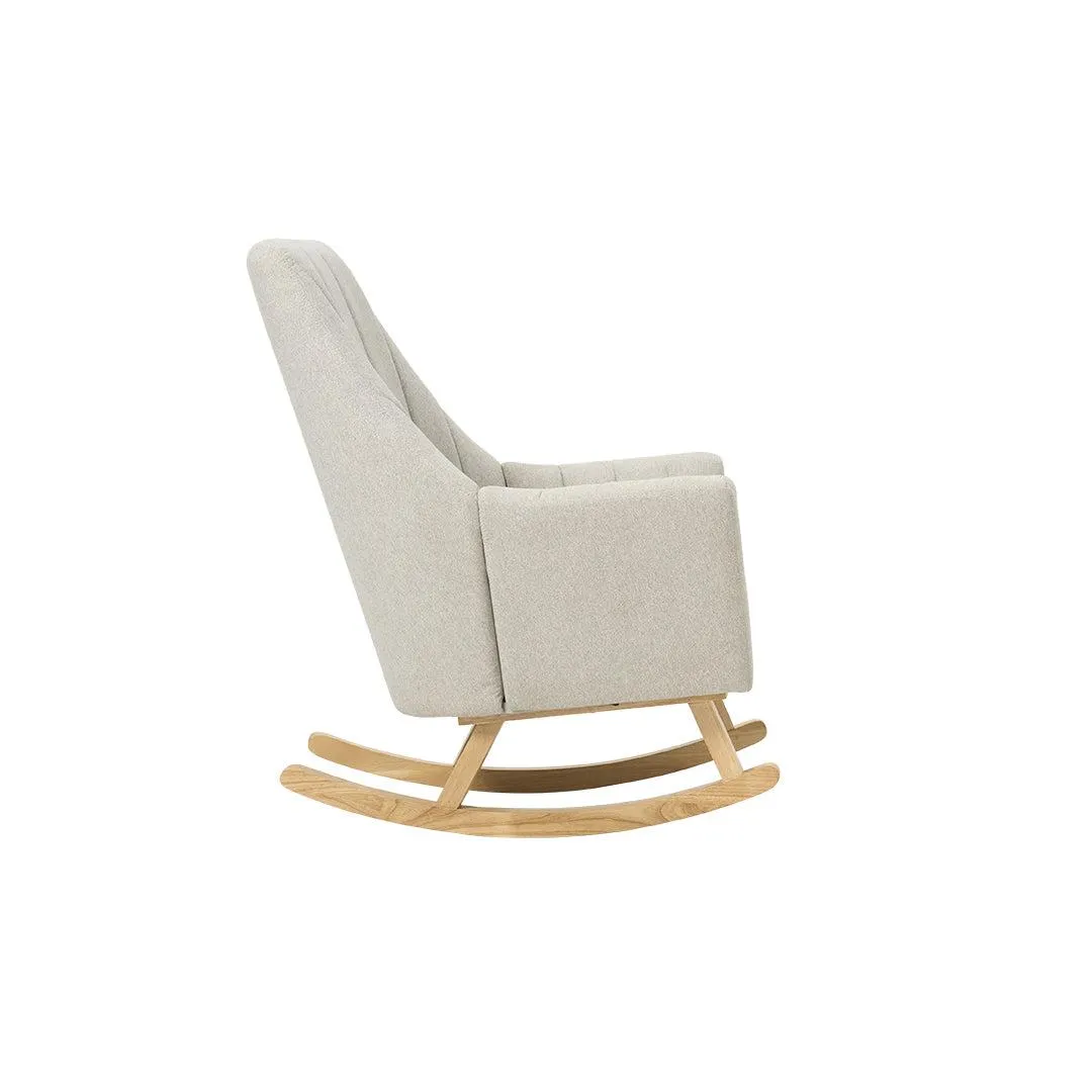 Tutti Bambini Jonah Rocking Chair   Foot Stool - Pebble