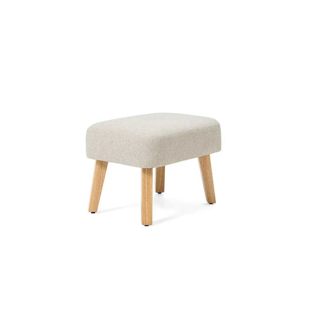 Tutti Bambini Jonah Rocking Chair   Foot Stool - Pebble