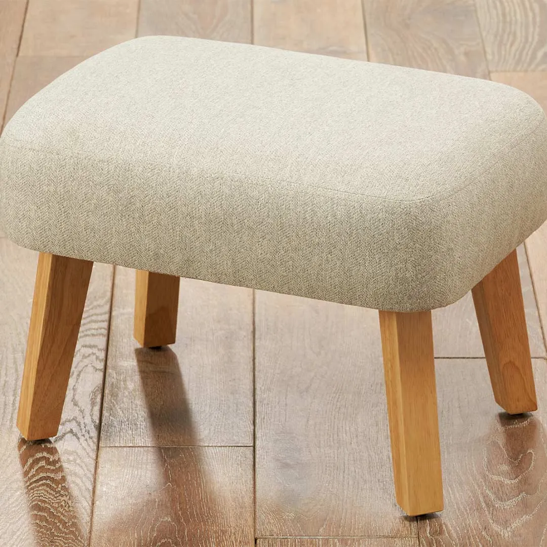 Tutti Bambini Jonah Rocking Chair   Foot Stool - Pebble