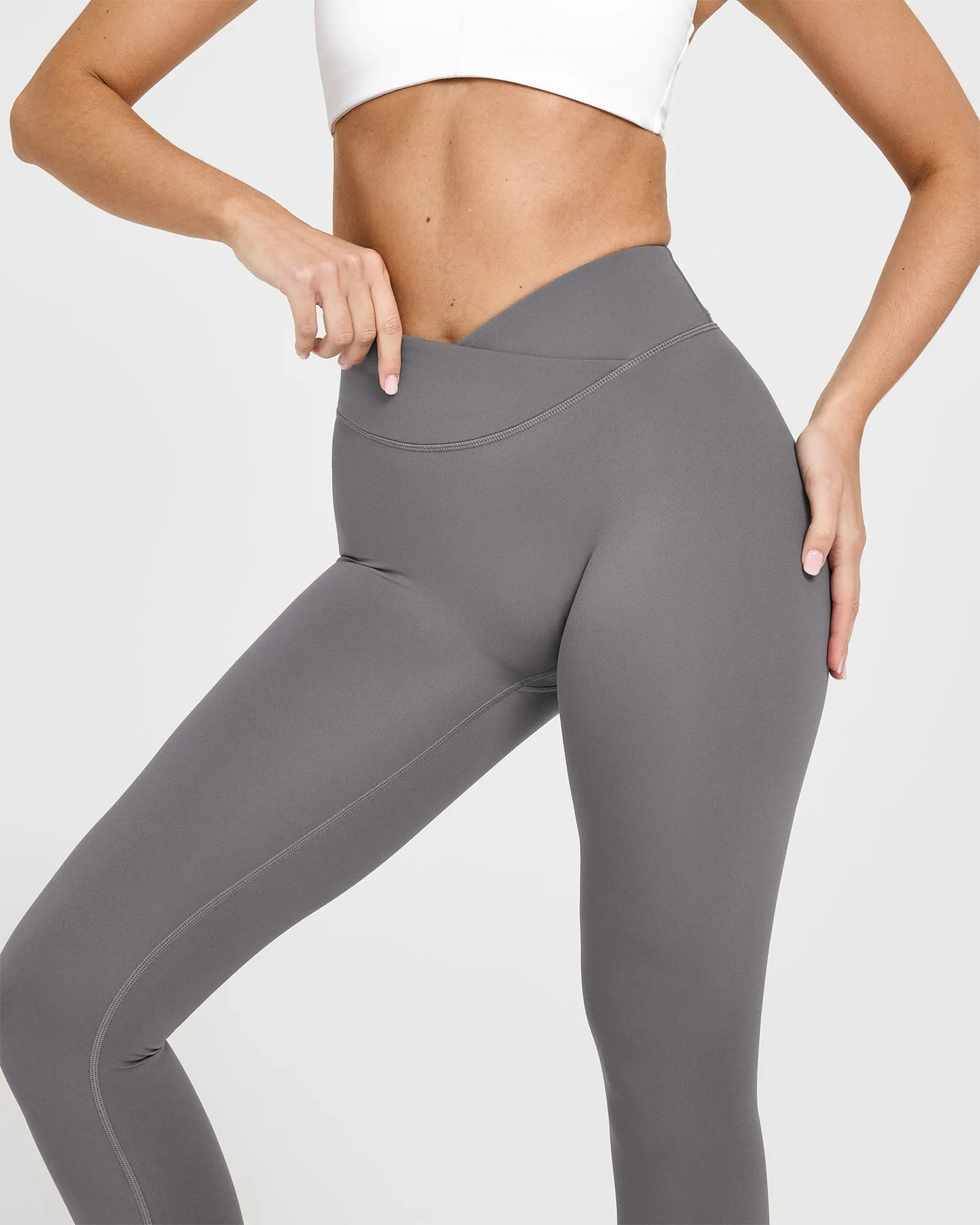 Unified Wrap Leggings | Ash Grey