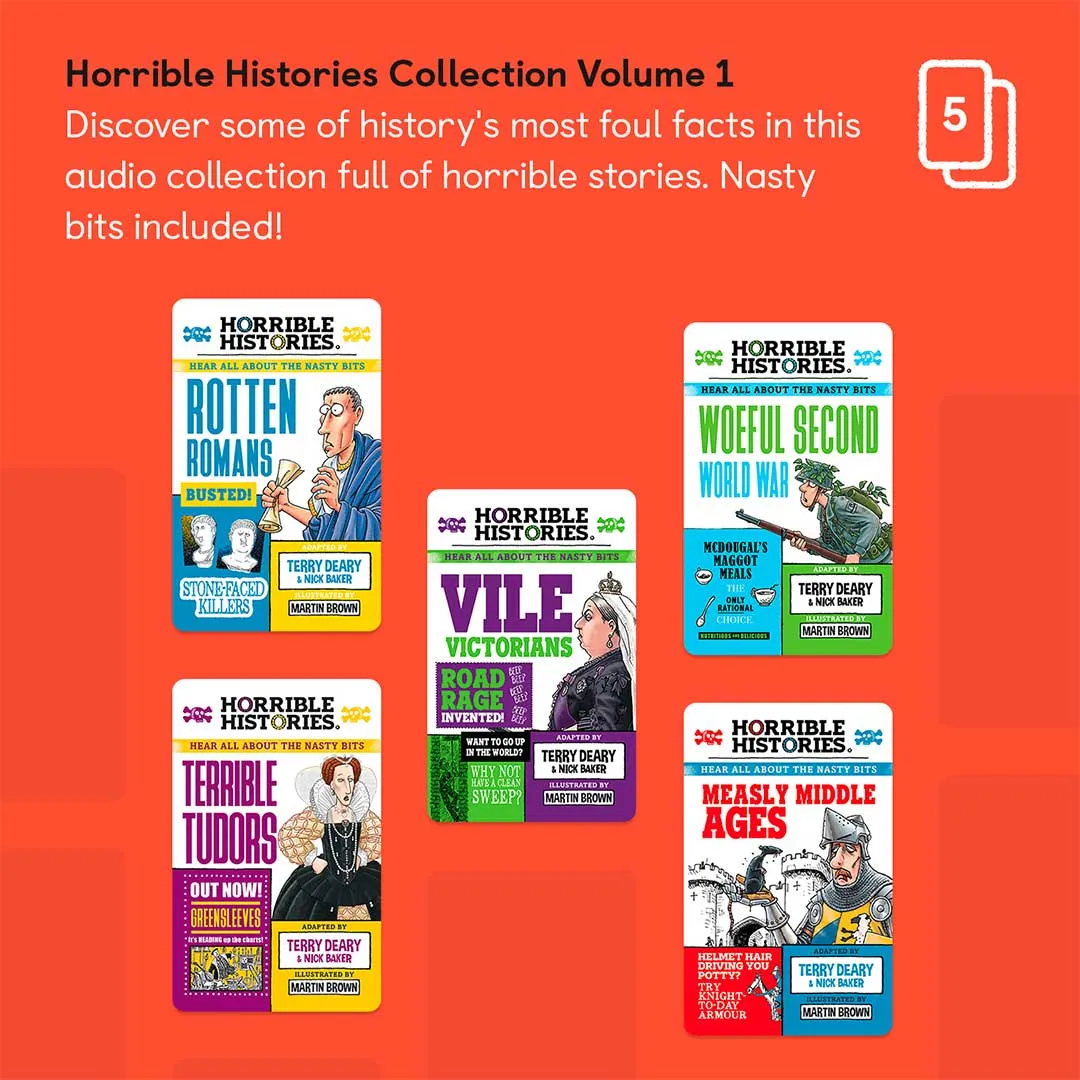 Yoto Card Multipack - Horrible Histories Collection: Volume 1