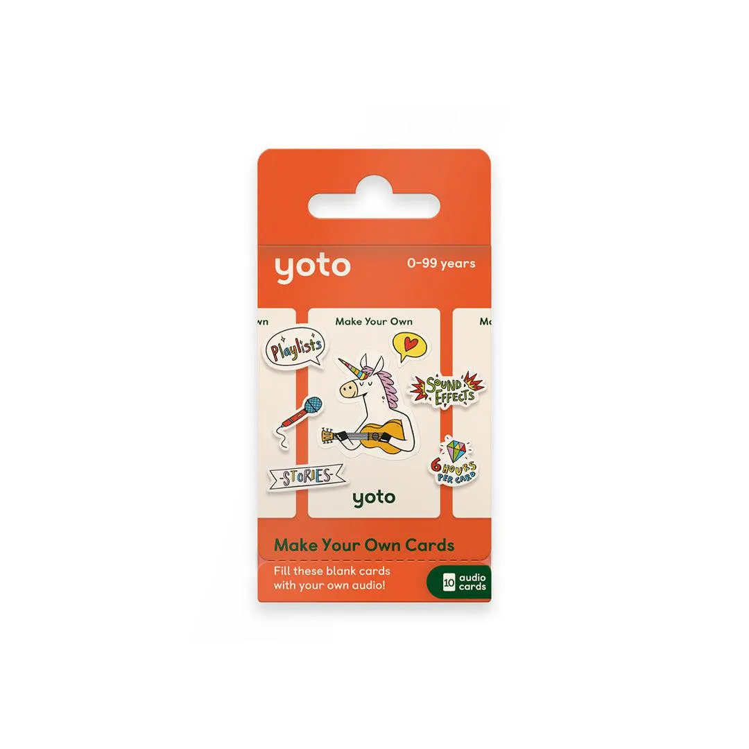 Yoto Card Multipack - Make Your Own Cards - 10 Pack