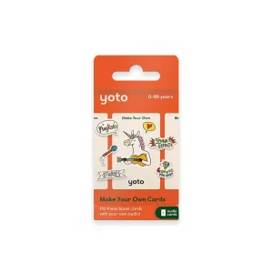 Yoto Card Multipack - Make Your Own Cards - 5 Pack