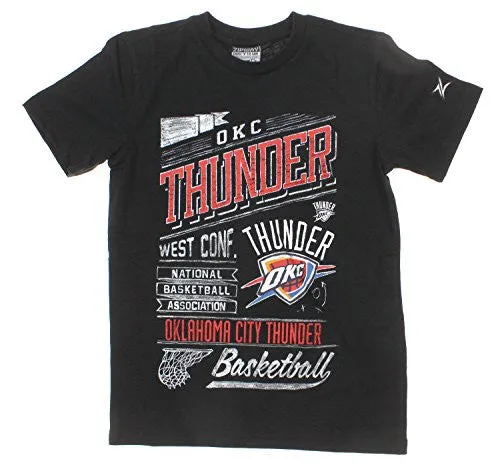 Zipway NBA Youth Oklahoma City Thunder Headline Short Sleeve T-Shirt, Black