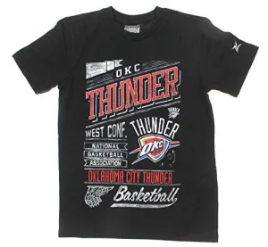 Zipway NBA Youth Oklahoma City Thunder Headline Short Sleeve T-Shirt, Black