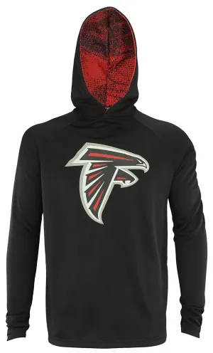 Zubaz NFL Atlanta Falcons Men's Lightweight  French Terry Hoodie