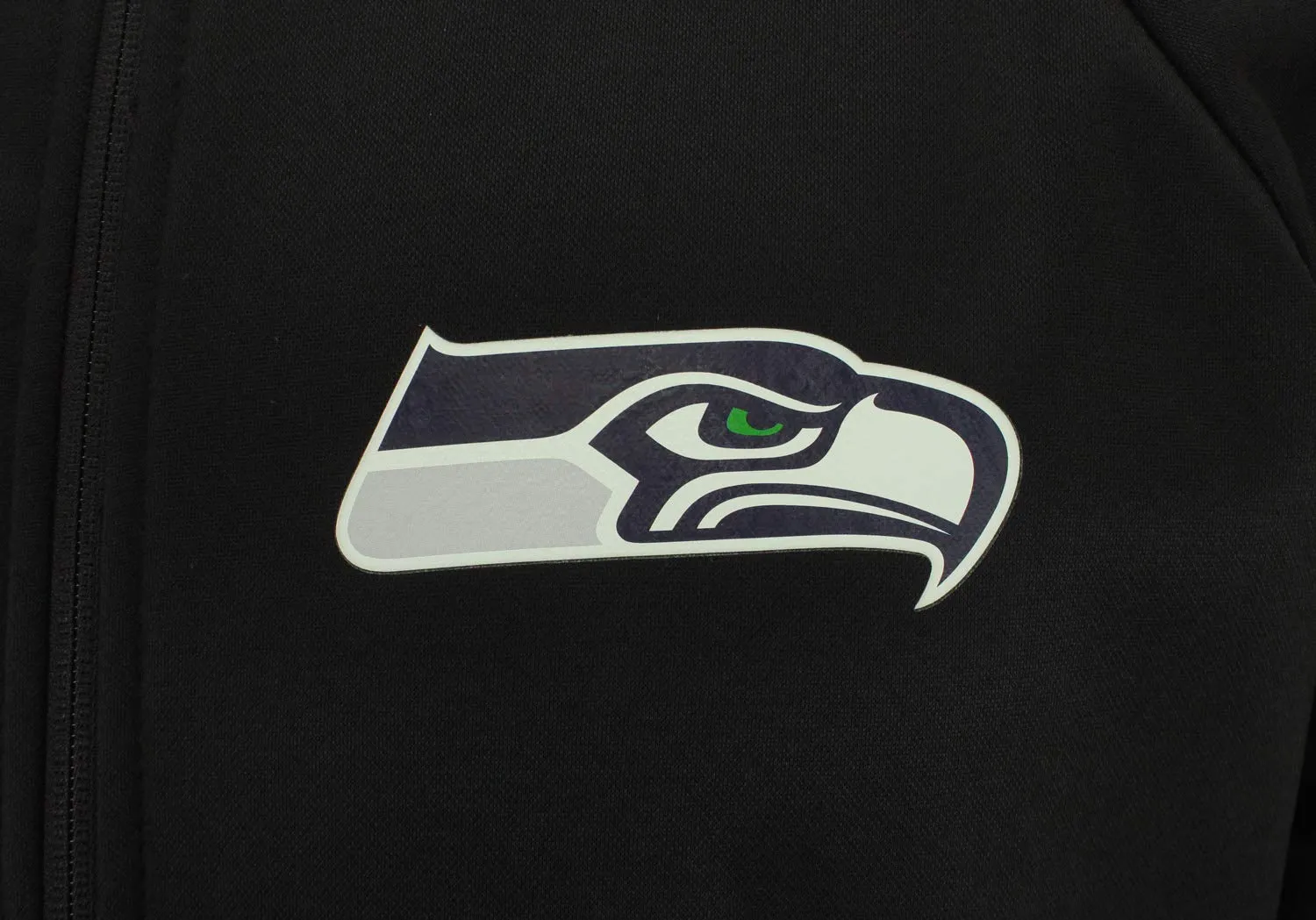 Zubaz NFL Seattle Seahawks Men's Heavyweight Full Zip Fleece Hoodie